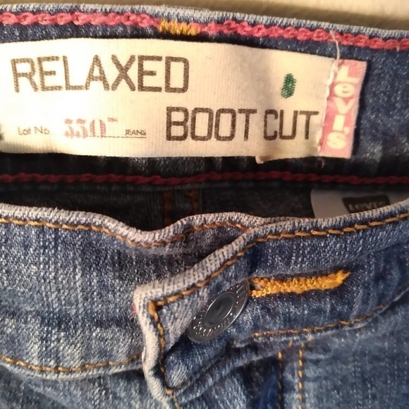 Levi's 550 Relaxed Bootcut Medium Wash Jeans Size 12 - Picture 4 of 10